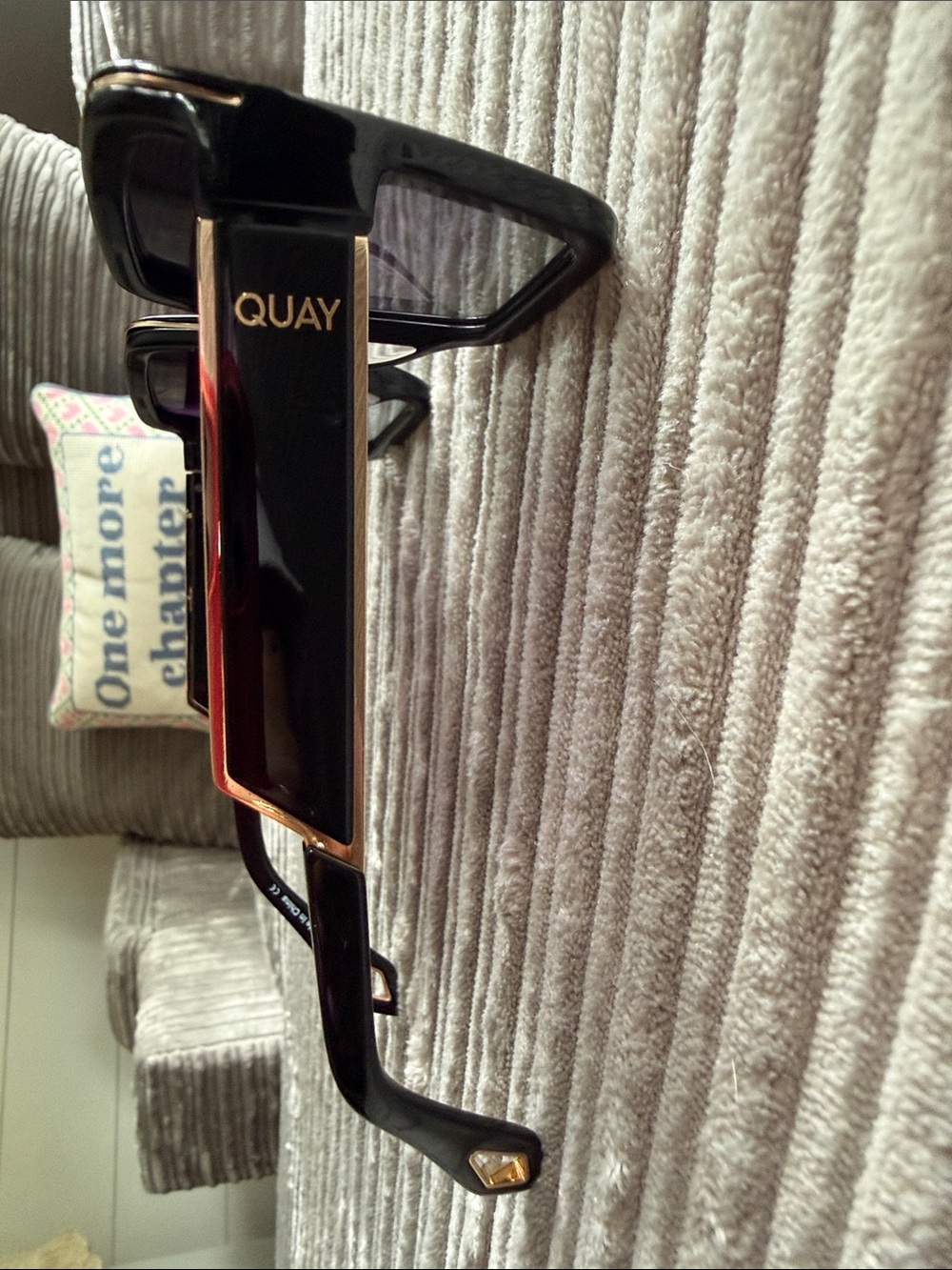 Quay Australia Black Frames with Purple Gradient Lenses - Picture 3 of 6